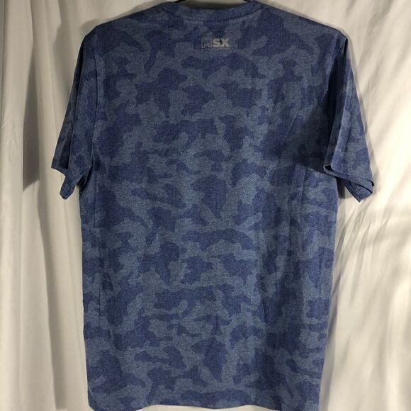 NFL MSX Michael Strahan Camo Giants Short Sleeve Tee - Picture 5 of 7